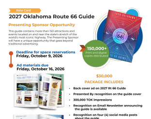 Route 66 Guide Presenting Sponsor Rate Card