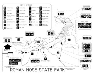 Roman Nose State Park Map