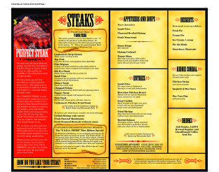 View Cattlemen's Dinner Menu