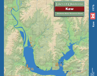 View Kaw Lake Map