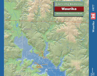 View Waurika Lake Map