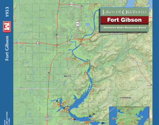 View Fort Gibson Lake Map