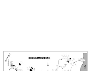 View Doris Campground Map