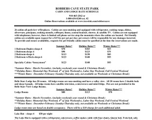 View Cabin & Lodge Room Rates