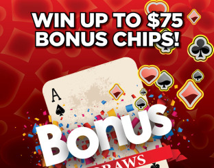 Preview of Table Games Bonus Draws: Mondays & Wednesdays