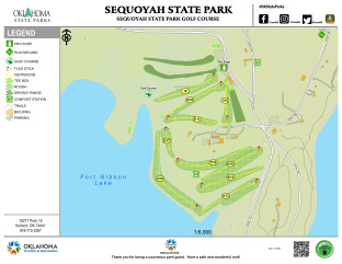 Sequoyah Golf Course Map