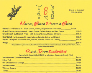 View Hangin 8 BBQ's Kid's Menu
