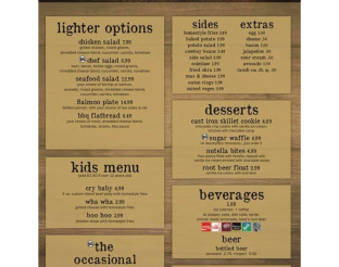 View Buffalo Grill's Kids Menu