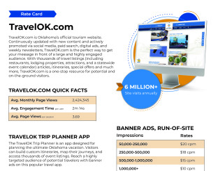 TravelOK.com Rate Card
