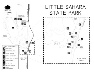 View Little Sahara State Park Map