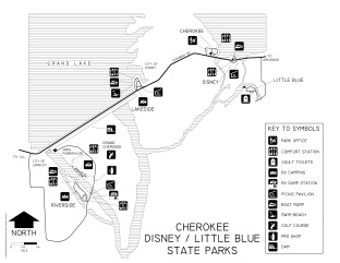View Little Blue Area Park Map