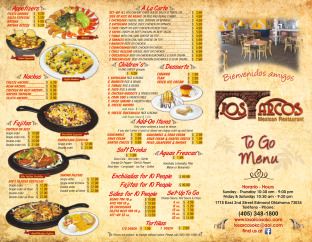 View Los Arcos Mexican Restaurant Menu