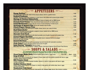 View Saltgrass Steak House Dinner Menu