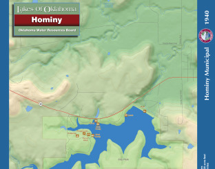View Hominy Municipal Lake Map