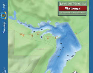 View Lake Watonga Map
