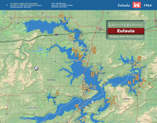 View Lake Eufaula Map