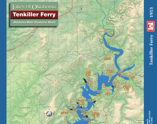 View Lake Tenkiller Map