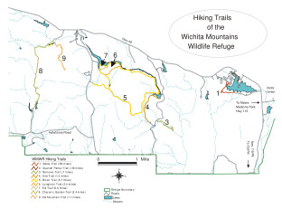 View Wichita Mountains Wildlife Refuge Trail System Map