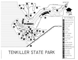 View Tenkiller State Park Map