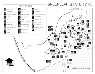 View Greenleaf State Park map