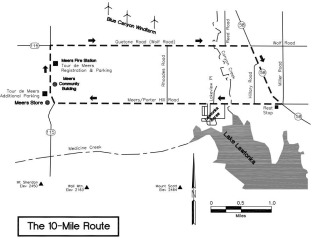 View 10 Mile Route Map