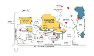 Gilcrease Museum Garden Map
