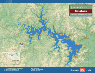 View Skiatook Lake Map