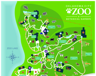 View OKC Zoo map